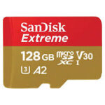 CARTE MÉMOIRE SANDISK MICRO SD 128GO
